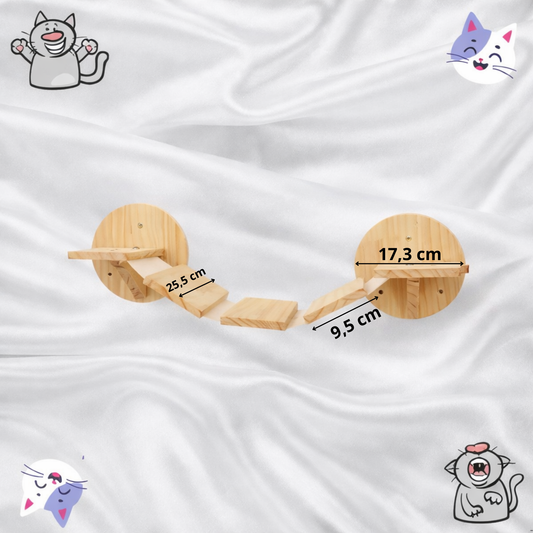 Pont Pour Chat En Bois Mural