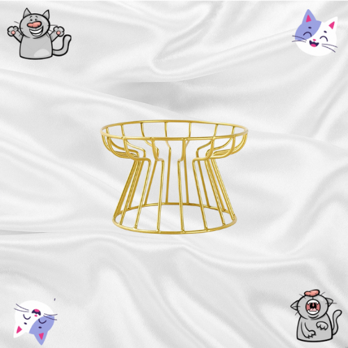 Porte Gamelle Surélevé Pour Chat